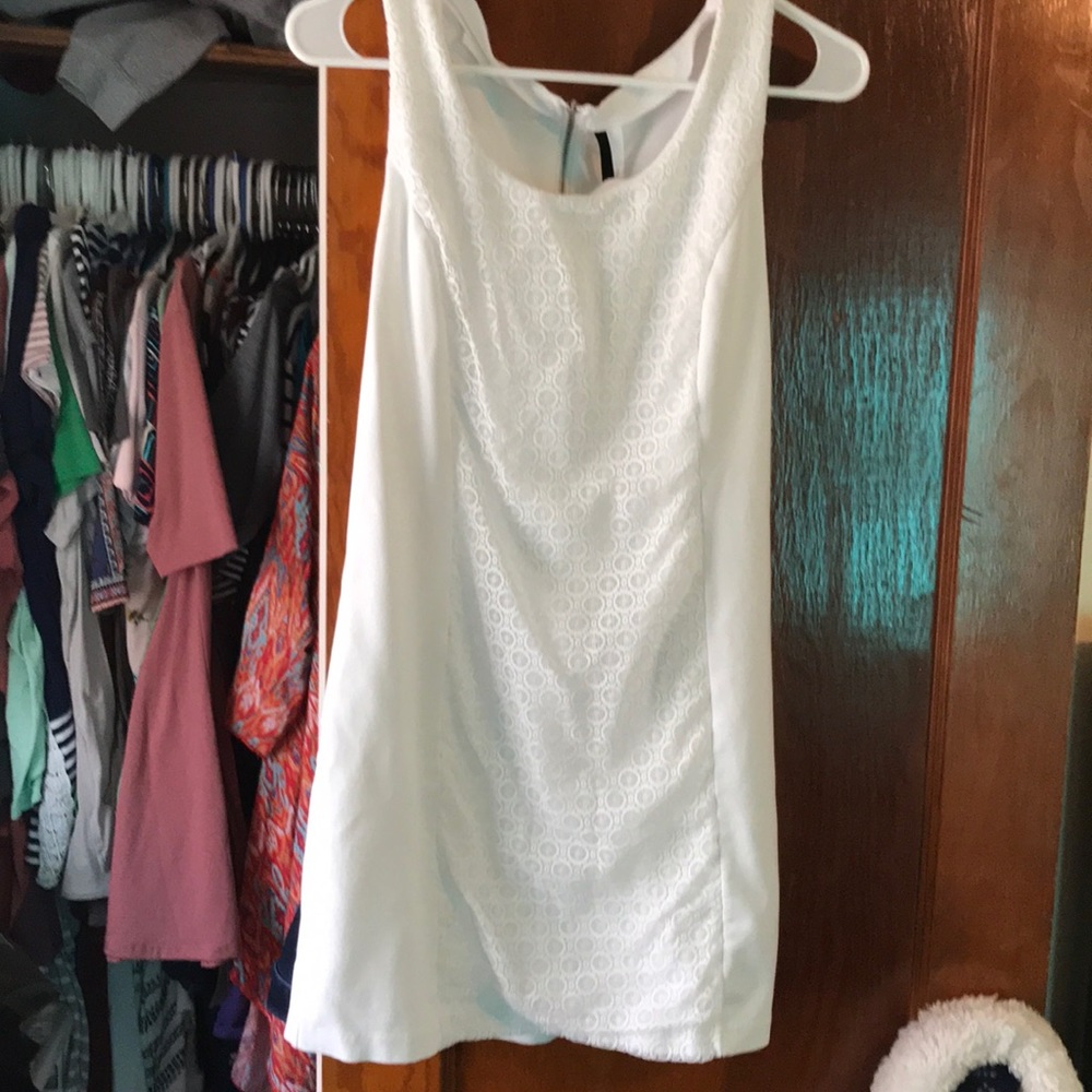 XL white Kensie shift dress